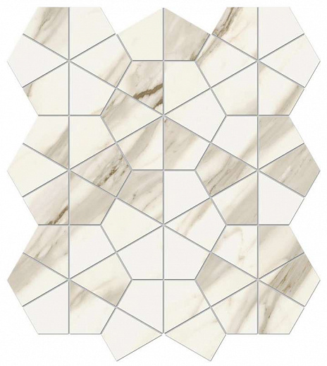 AJQZ Marvel Meraviglia Calacatta Bernini Hexagon Lapp